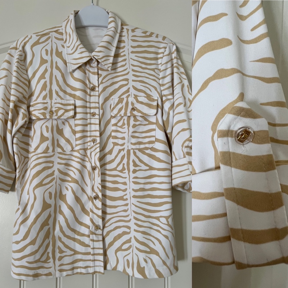 New J.McLaughlin Monroe Top 3/4 sleeves sz XS